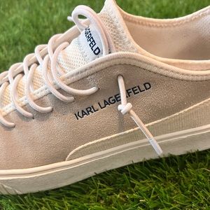 KARL LAGERFELD PARIS - summer canvas sneaker.